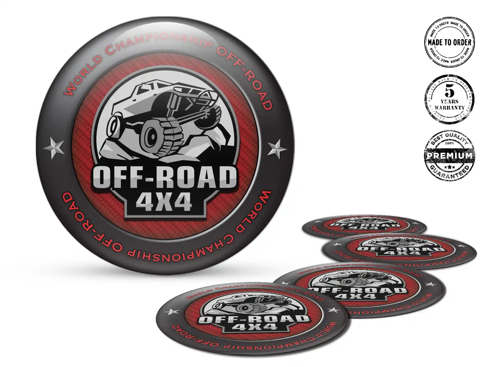 Silicone sticker Premium Edition Luxury Car Racing Badges